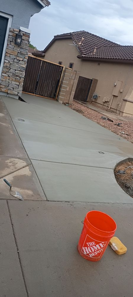 Driveway Pour