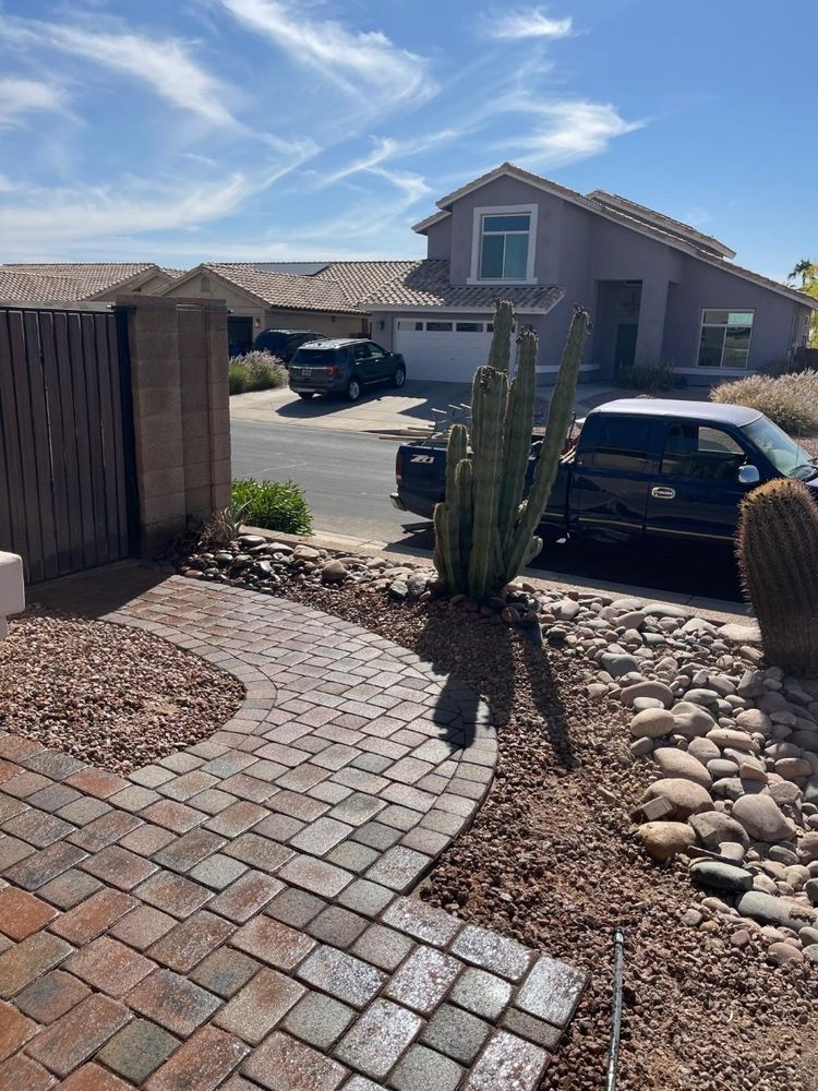 Curved Paver Entry